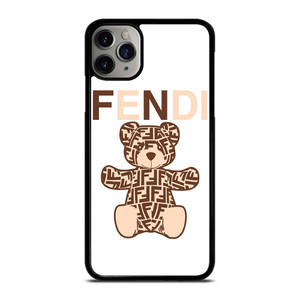 FENDI ROMA BROWN BEAR iPhone 11 Pro Max Case Cover FENDI ROMA BROWN BEAR iPhone 11 Pro Max Case Cover