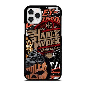 HARLEY DAVIDSON MOTORCYCLE LOGO COLLAGE iPhone 11 Pro Case Cover