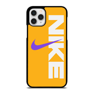 NIKE LOGO PURPLE YELLOW iPhone 11 Pro Case Cover