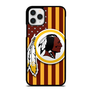 WASHINGTON REDSKINS LOGO USA FLAG iPhone 11 Pro Case Cover
