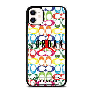 COACH NEW YORK AIR JORDAN COLORFUL iPhone 11 Case Cover