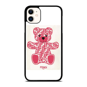 FENDI ROMA PINK BEAR iPhone 11 Case Cover