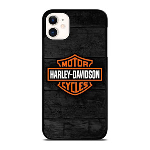 HARLEY DAVIDSON MOTORCYCLE WOODEN LOGO iPhone 11 Case Cover