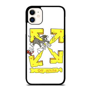 OFF WHITE TOM AND JERRY iPhone 11 Case Cover OFF WHITE TOM AND JERRY iPhone 11 Case Cover