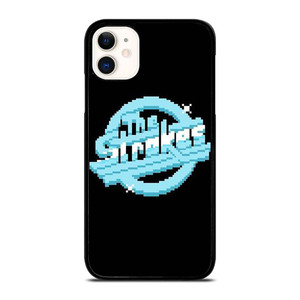 THE STROKES BAND PIXEL LOGO iPhone 11 Case Cover THE STROKES BAND PIXEL LOGO iPhone 11 Case Cover