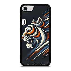 DETROIT TIGERS LOGO ART iPhone SE 2022 Case Cover
