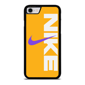 NIKE LOGO PURPLE YELLOW iPhone SE 2022 Case Cover NIKE LOGO PURPLE YELLOW iPhone SE 2022 Case Cover