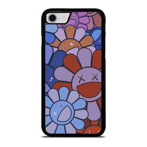 TAKASHI MURAKAMI FLOWER X KAWS iPhone SE 2022 Case Cover TAKASHI MURAKAMI FLOWER X KAWS iPhone SE 2022 Case Cover