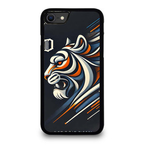 DETROIT TIGERS LOGO ART iPhone SE 2020 Case Cover