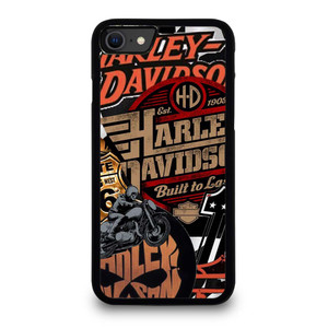 HARLEY DAVIDSON MOTORCYCLE LOGO COLLAGE iPhone SE 2020 Case Cover HARLEY DAVIDSON MOTORCYCLE LOGO COLLAGE iPhone SE 2020 Case Cover