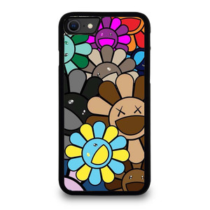 KAWS X TAKASHI MURAKAMI FLOWER iPhone SE 2020 Case Cover