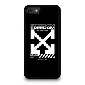 OFF WHITE CLOTHING FREEDOM iPhone SE 2020 Case Cover