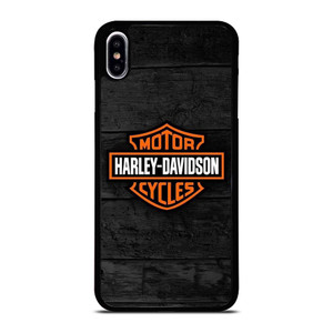 HARLEY DAVIDSON MOTORCYCLE WOODEN LOGO iPhone XS Max Case Cover