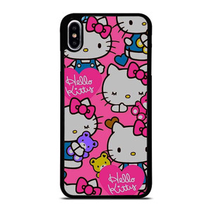 HELLO KITTY CAT PINK iPhone XS Max Case Cover