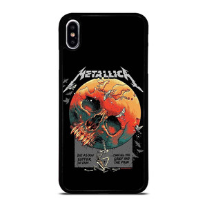 METALLICA BAND ICON SKULL iPhone XS Max Case Cover