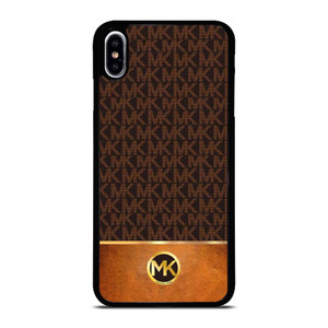 MICHAEL KORS MK LOGO BROWN ICON iPhone XS Max Case Cover