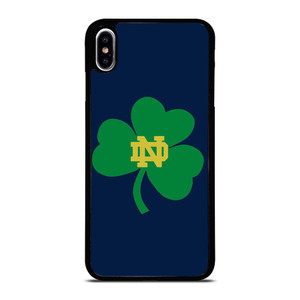 NOTRE DAME FIGHTING IRISH CLOVER LOGO iPhone XS Max Case Cover