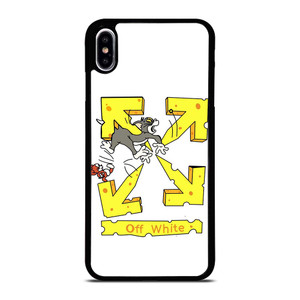 OFF WHITE TOM AND JERRY iPhone XS Max Case Cover