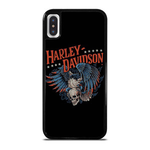 HARLEY DAVIDSON LOGO SKULL EAGLE iPhone X / XS Case Cover