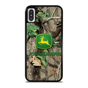 JOHN DEERE TRACTOR LOGO CAMO ICON iPhone X / XS Case Cover