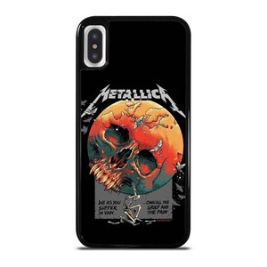 METALLICA BAND ICON SKULL iPhone X / XS Case Cover