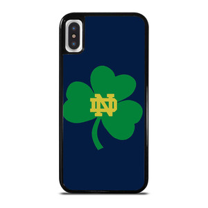 NOTRE DAME FIGHTING IRISH CLOVER LOGO iPhone X / XS Case Cover