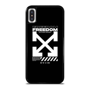 OFF WHITE CLOTHING FREEDOM iPhone X / XS Case Cover