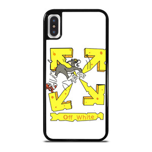 OFF WHITE TOM AND JERRY iPhone X / XS Case Cover