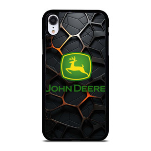JOHN DEERE TRACTOR LOGO STEEL EMBLEM iPhone XR Case Cover JOHN DEERE TRACTOR LOGO STEEL EMBLEM iPhone XR Case Cover