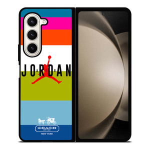 COACH NEW YORK AIR JORDAN STRIPE Samsung Galaxy Z Fold 5 Case Cover COACH NEW YORK AIR JORDAN STRIPE Samsung Galaxy Z Fold 5 Case Cover