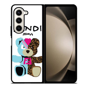 FENDI ROMA BEAR LOGO Samsung Galaxy Z Fold 5 Case Cover FENDI ROMA BEAR LOGO Samsung Galaxy Z Fold 5 Case Cover