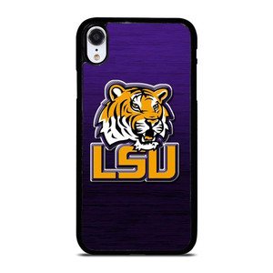 LSU TIGERS WOODEN LOGO iPhone XR Case Cover LSU TIGERS WOODEN LOGO iPhone XR Case Cover