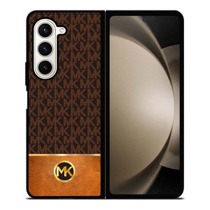 MICHAEL KORS MK LOGO BROWN ICON Samsung Galaxy Z Fold 5 Case Cover MICHAEL KORS MK LOGO BROWN ICON Samsung Galaxy Z Fold 5 Case Cover