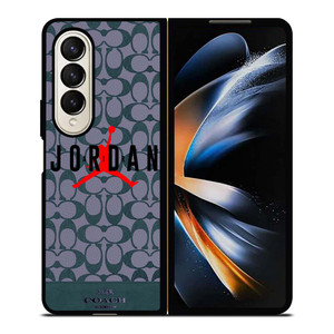 AIR JORDAN COACH NEW YORK Samsung Galaxy Z Fold 4 Case Cover AIR JORDAN COACH NEW YORK Samsung Galaxy Z Fold 4 Case Cover