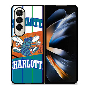 CHARLOTTE HORNETS BASKTEBALL LOGO Samsung Galaxy Z Fold 4 Case Cover