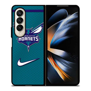 CHARLOTTE HORNETS LOGO NIKE Samsung Galaxy Z Fold 4 Case Cover CHARLOTTE HORNETS LOGO NIKE Samsung Galaxy Z Fold 4 Case Cover
