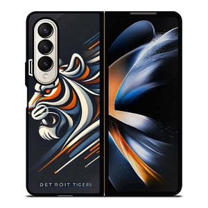 DETROIT TIGERS LOGO ART Samsung Galaxy Z Fold 4 Case Cover