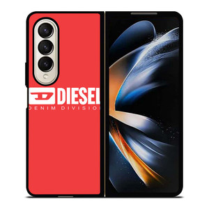 DIESEL LOGO DENIM DIVISION Samsung Galaxy Z Fold 4 Case Cover