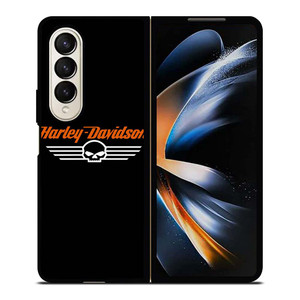HARLEY DAVIDSON LOGO SKULL Samsung Galaxy Z Fold 4 Case Cover