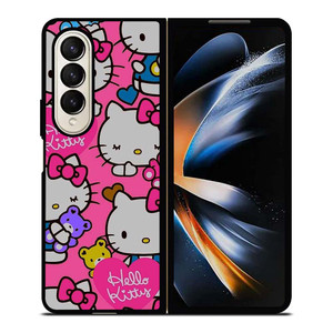 HELLO KITTY CAT PINK Samsung Galaxy Z Fold 4 Case Cover
