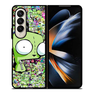INVADER ZIM CARTOON COLLAGE Samsung Galaxy Z Fold 4 Case Cover