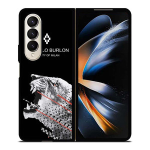 MARCELO BURLON TIGER LOGO Samsung Galaxy Z Fold 4 Case Cover