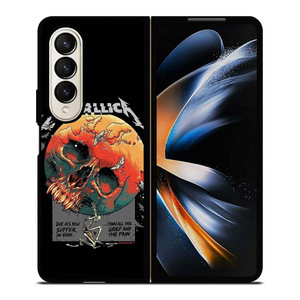 METALLICA BAND ICON SKULL Samsung Galaxy Z Fold 4 Case Cover METALLICA BAND ICON SKULL Samsung Galaxy Z Fold 4 Case Cover