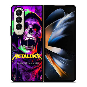 METALLICA BAND SON OF DARKNESS Samsung Galaxy Z Fold 4 Case Cover METALLICA BAND SON OF DARKNESS Samsung Galaxy Z Fold 4 Case Cover
