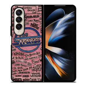 THE STROKES AND FAMOUS BAND LOGO Samsung Galaxy Z Fold 4 Case Cover