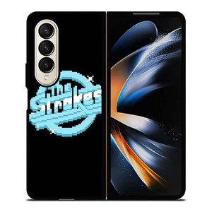 THE STROKES BAND PIXEL LOGO Samsung Galaxy Z Fold 4 Case Cover