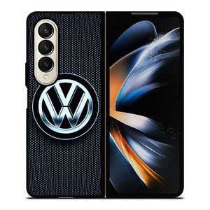 VW VOLKSWAGEN CAR LOGO Samsung Galaxy Z Fold 4 Case Cover VW VOLKSWAGEN CAR LOGO Samsung Galaxy Z Fold 4 Case Cover