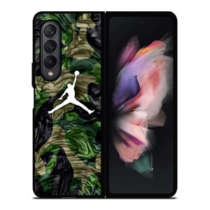AIR JORDAN LOGO CAMO Samsung Galaxy Z Fold 3 Case Cover