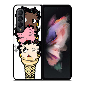BETTY BOOP ICE CREAM Samsung Galaxy Z Fold 3 Case Cover