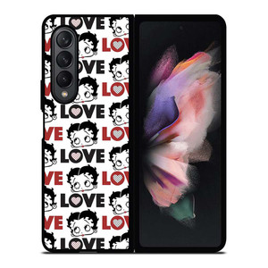 BETTY BOOP LOVE Samsung Galaxy Z Fold 3 Case Cover